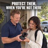 Protect them, when you're not there: illustrative father and daughter handoff