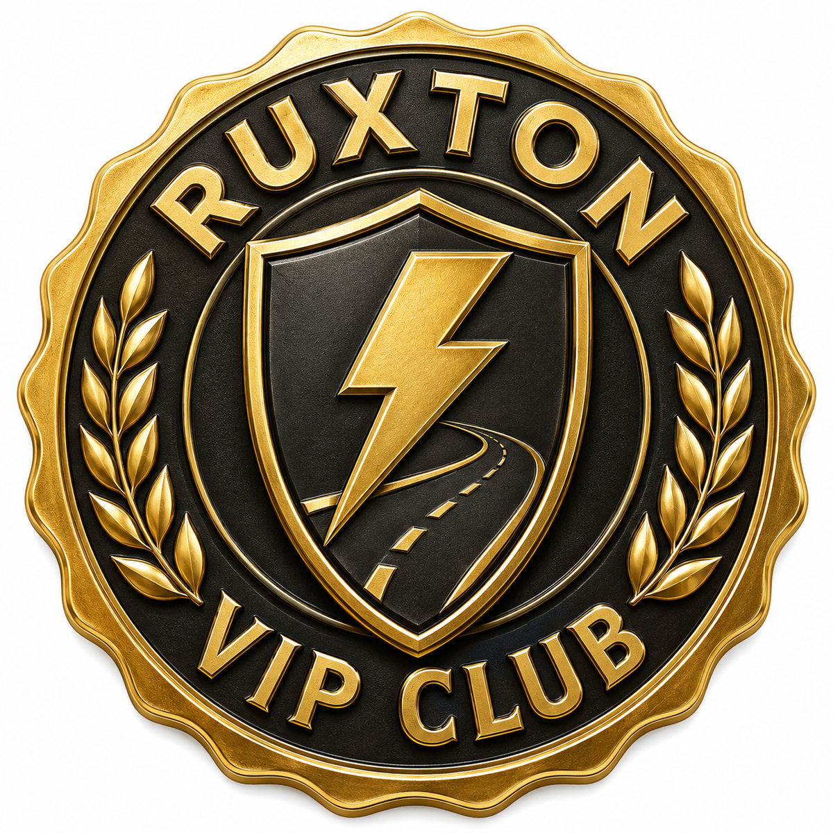 Ruxton VIP Club gold membership medal
